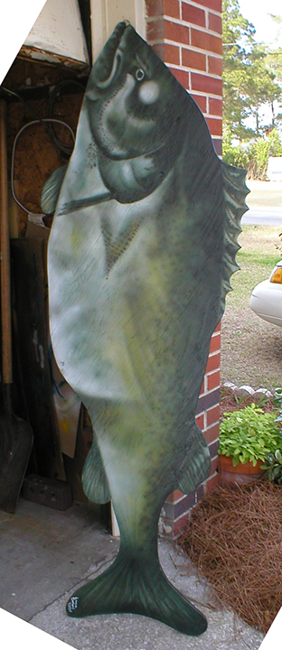 10' Fish Bench Back